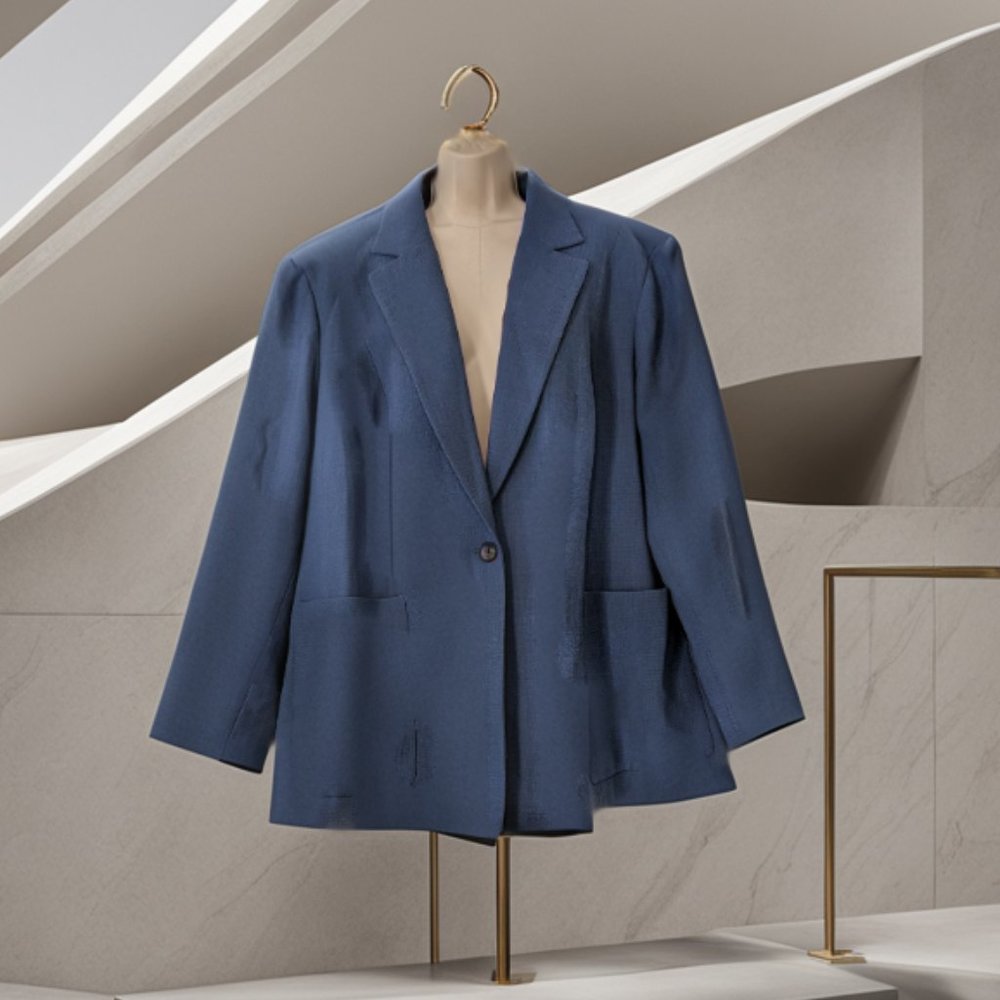 Lafayette 148 Periwinkle Suit Blazer Size 22W